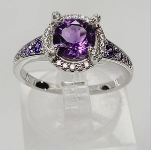 Amethyst Sterling Silver Ring